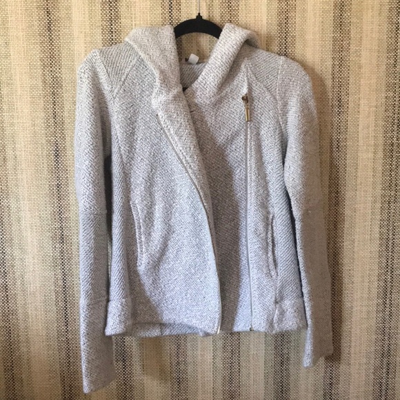 LUCKY BRAND Women Jacket Size Small White/Grey Casual Coat - Picture 2 of 4